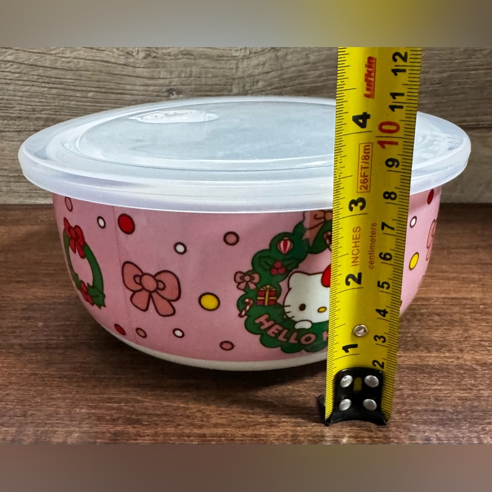 Super Cute 🥰 Hello Kitty Food large Pink Container with Vented Lid - NEW - Picture 8 of 8